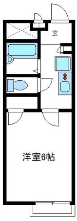 レオパレス唐沢の物件間取画像